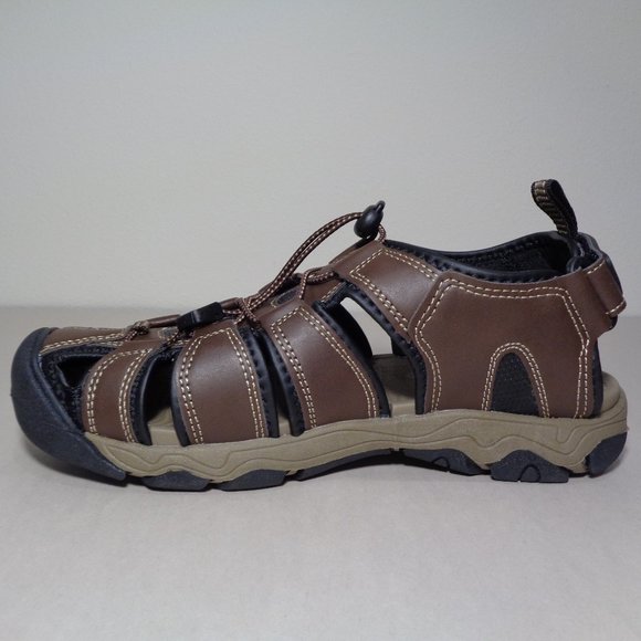 Khombu Size 8 M HAL Brown Fisherman Closed Toe Sandals New Men\'s Shoes main image 13